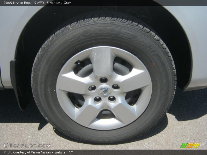 Silver Ice / Gray 2009 Nissan Rogue S AWD