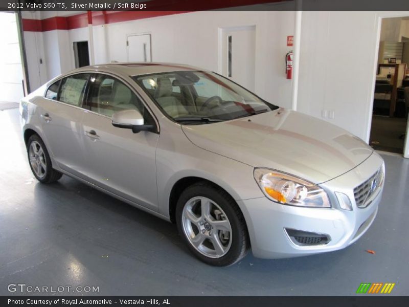 Silver Metallic / Soft Beige 2012 Volvo S60 T5