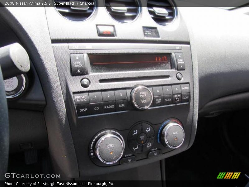 Super Black / Charcoal 2008 Nissan Altima 2.5 S