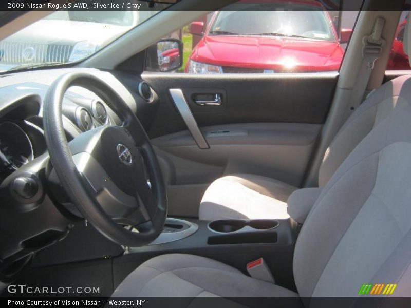 Silver Ice / Gray 2009 Nissan Rogue S AWD