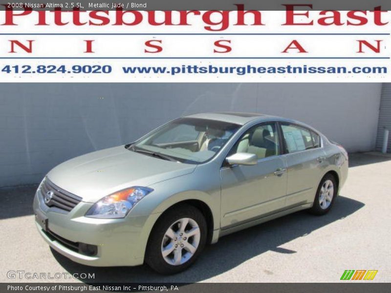 Metallic Jade / Blond 2008 Nissan Altima 2.5 SL