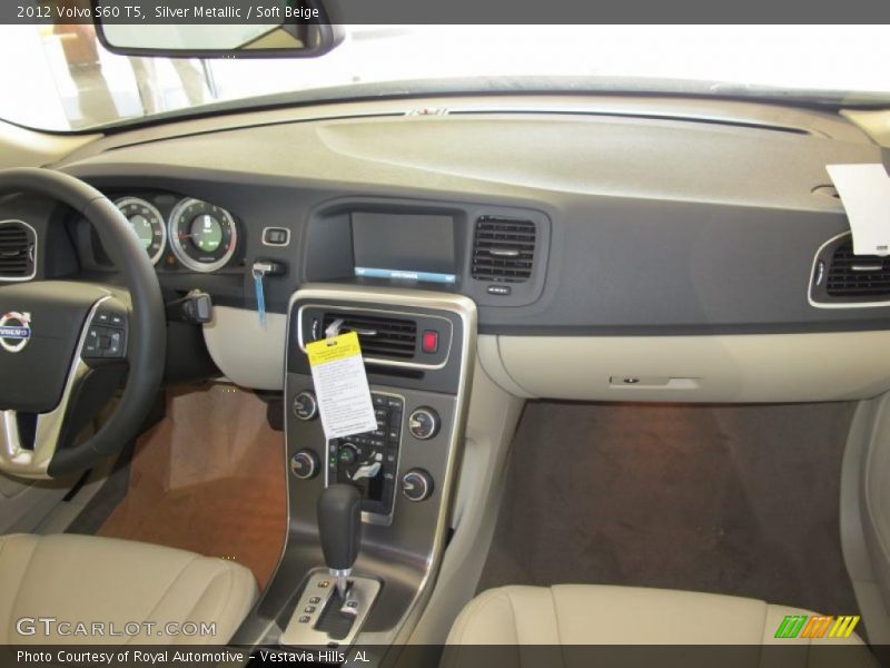 Silver Metallic / Soft Beige 2012 Volvo S60 T5