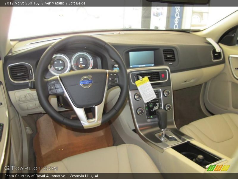 Silver Metallic / Soft Beige 2012 Volvo S60 T5