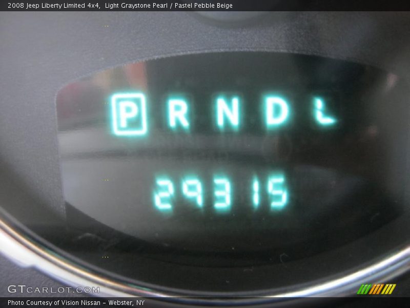 Light Graystone Pearl / Pastel Pebble Beige 2008 Jeep Liberty Limited 4x4