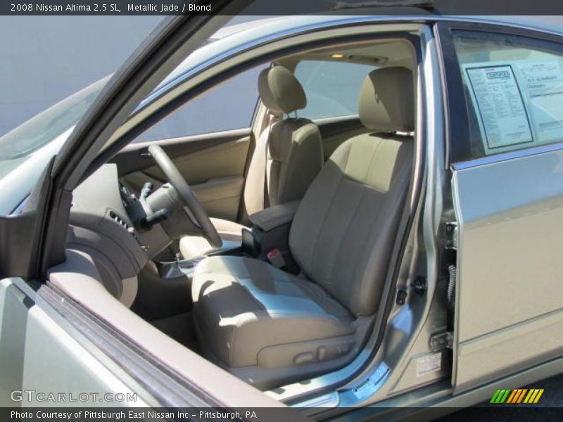 Metallic Jade / Blond 2008 Nissan Altima 2.5 SL
