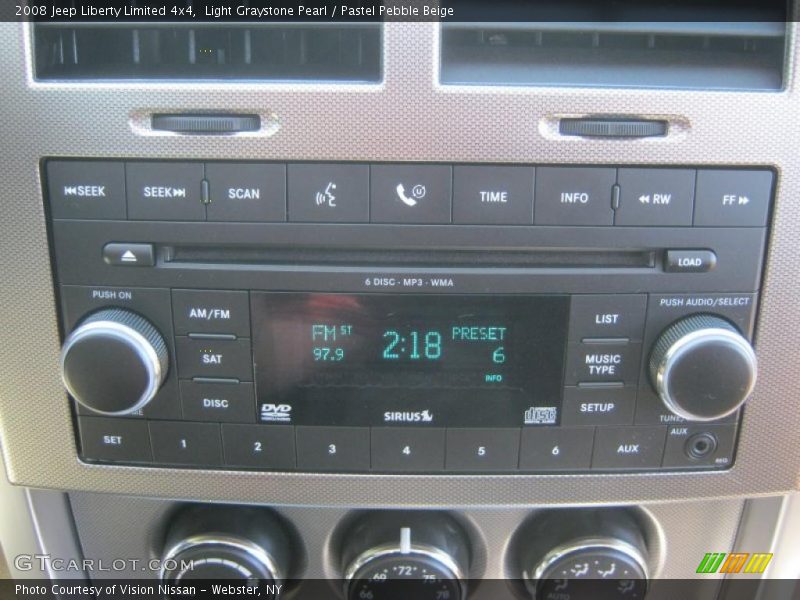 Light Graystone Pearl / Pastel Pebble Beige 2008 Jeep Liberty Limited 4x4