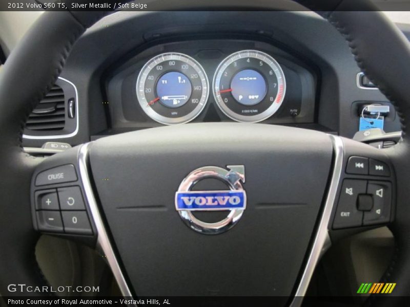 Silver Metallic / Soft Beige 2012 Volvo S60 T5
