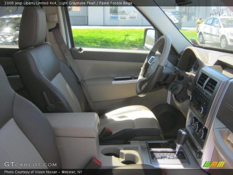Light Graystone Pearl / Pastel Pebble Beige 2008 Jeep Liberty Limited 4x4