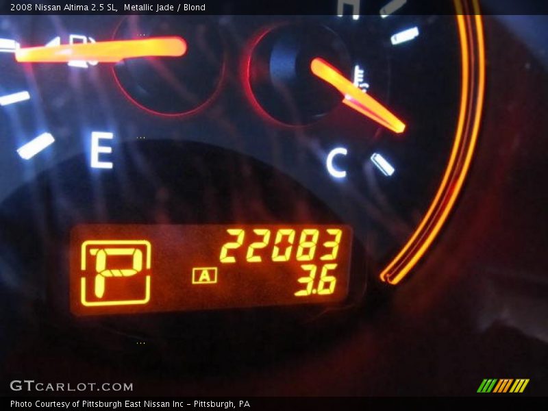 Metallic Jade / Blond 2008 Nissan Altima 2.5 SL