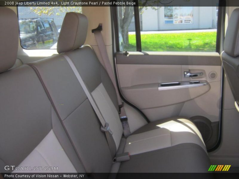 Light Graystone Pearl / Pastel Pebble Beige 2008 Jeep Liberty Limited 4x4