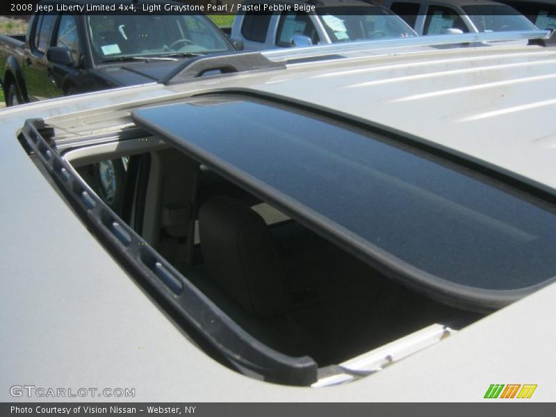 Light Graystone Pearl / Pastel Pebble Beige 2008 Jeep Liberty Limited 4x4
