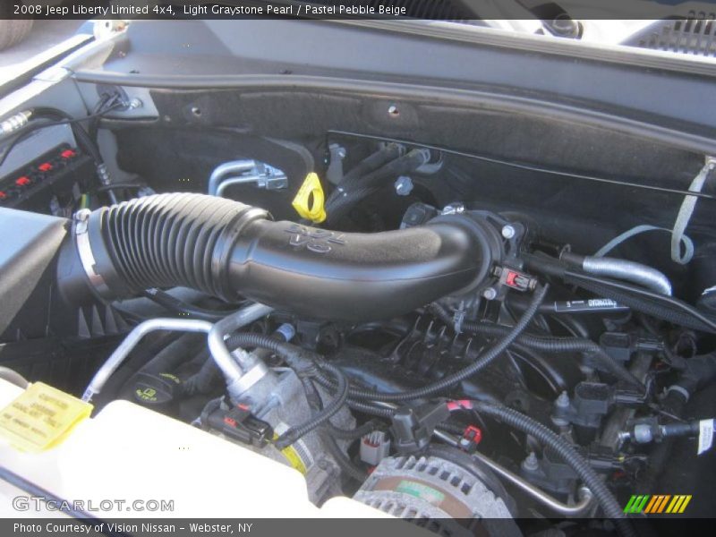Light Graystone Pearl / Pastel Pebble Beige 2008 Jeep Liberty Limited 4x4
