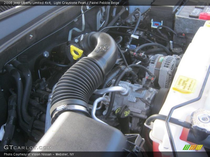 Light Graystone Pearl / Pastel Pebble Beige 2008 Jeep Liberty Limited 4x4