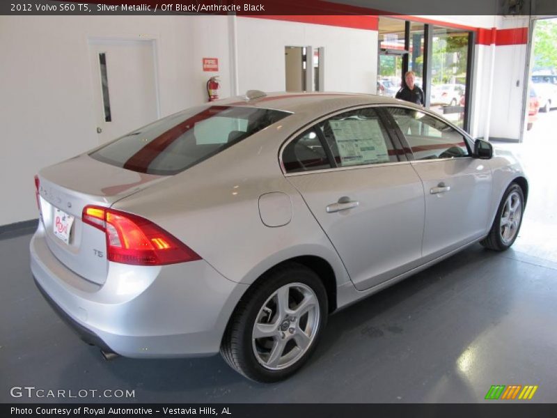 Silver Metallic / Off Black/Anthracite Black 2012 Volvo S60 T5