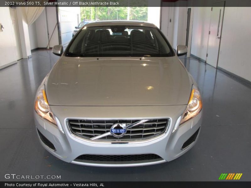 Silver Metallic / Off Black/Anthracite Black 2012 Volvo S60 T5