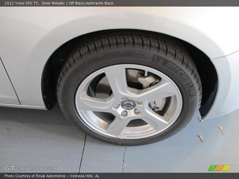 Silver Metallic / Off Black/Anthracite Black 2012 Volvo S60 T5