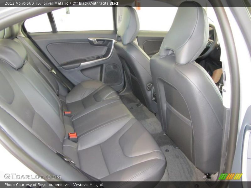 Silver Metallic / Off Black/Anthracite Black 2012 Volvo S60 T5