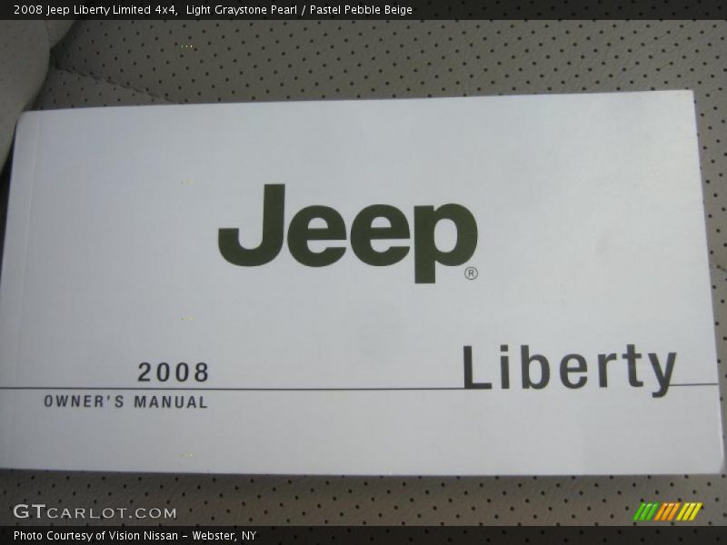 Light Graystone Pearl / Pastel Pebble Beige 2008 Jeep Liberty Limited 4x4