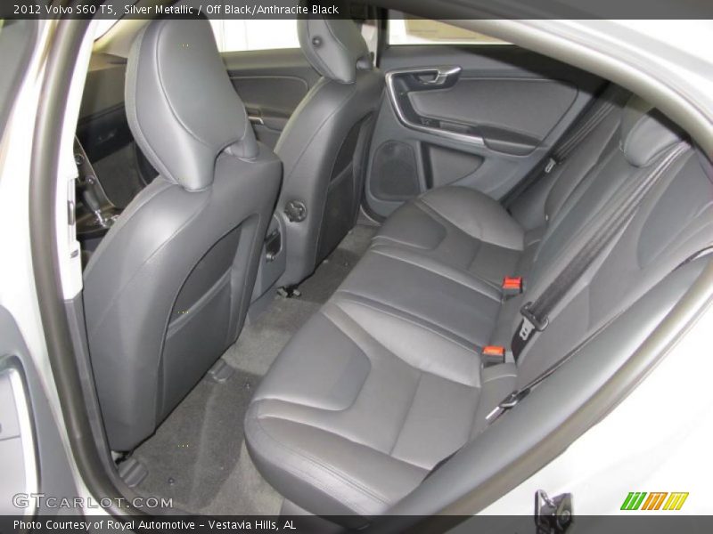 Silver Metallic / Off Black/Anthracite Black 2012 Volvo S60 T5