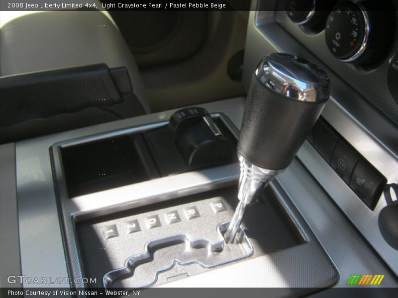 Light Graystone Pearl / Pastel Pebble Beige 2008 Jeep Liberty Limited 4x4