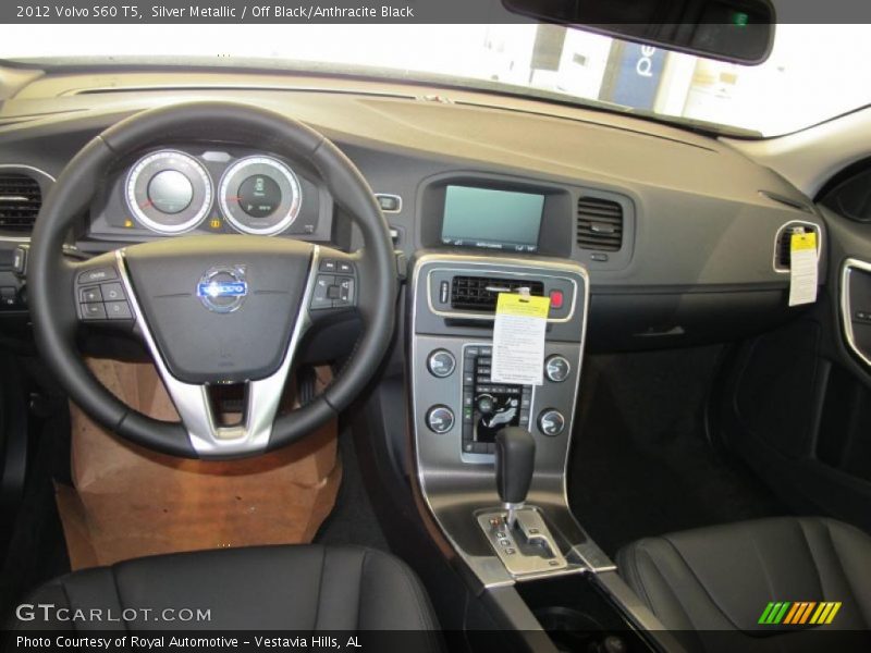 Silver Metallic / Off Black/Anthracite Black 2012 Volvo S60 T5