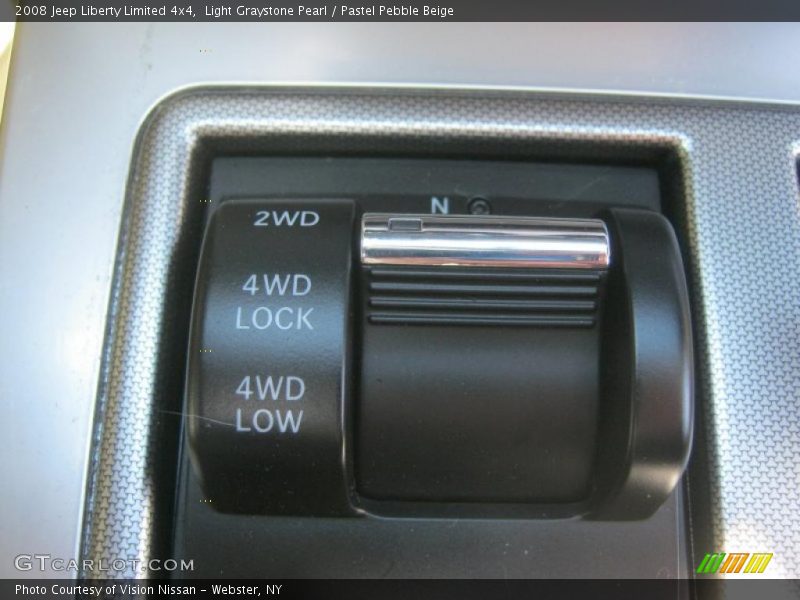 Light Graystone Pearl / Pastel Pebble Beige 2008 Jeep Liberty Limited 4x4