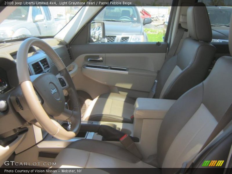Light Graystone Pearl / Pastel Pebble Beige 2008 Jeep Liberty Limited 4x4