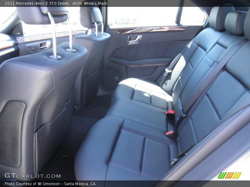 Arctic White / Black 2011 Mercedes-Benz E 350 Sedan