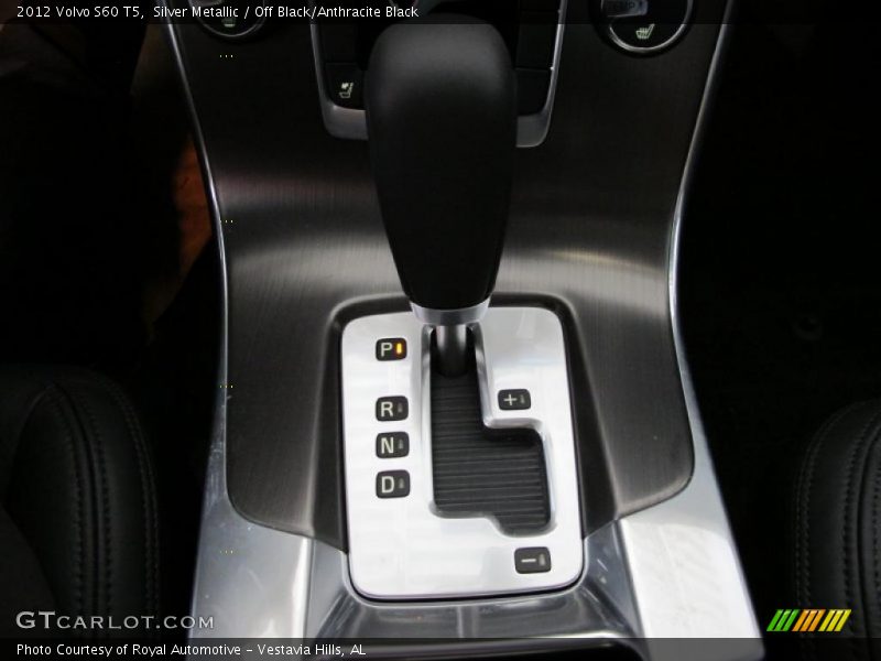 Silver Metallic / Off Black/Anthracite Black 2012 Volvo S60 T5