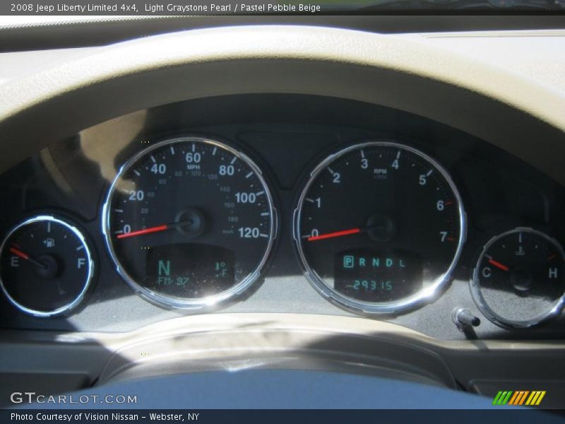 Light Graystone Pearl / Pastel Pebble Beige 2008 Jeep Liberty Limited 4x4