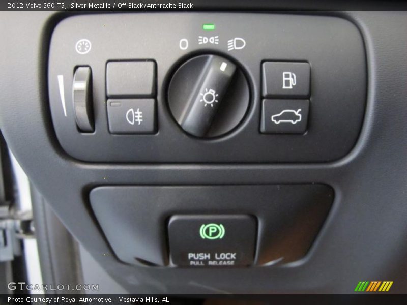 Silver Metallic / Off Black/Anthracite Black 2012 Volvo S60 T5