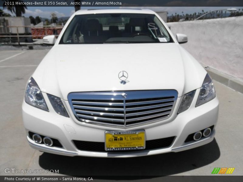 Arctic White / Almond/Mocha 2011 Mercedes-Benz E 350 Sedan