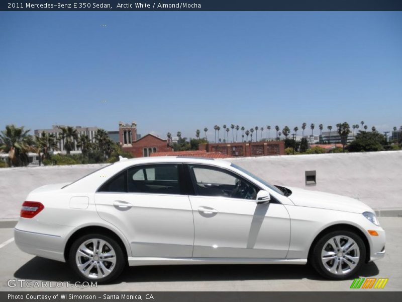 Arctic White / Almond/Mocha 2011 Mercedes-Benz E 350 Sedan