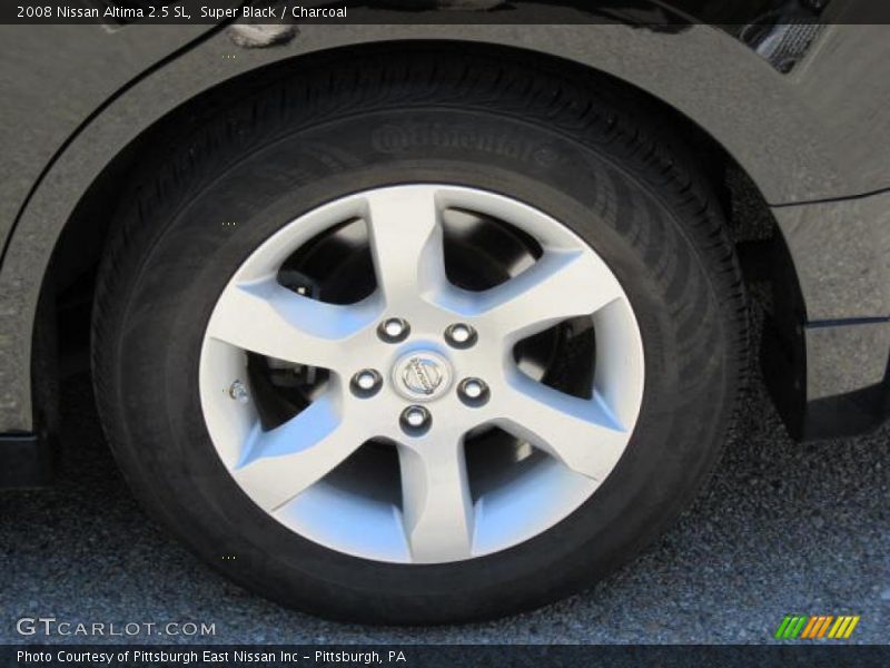 Super Black / Charcoal 2008 Nissan Altima 2.5 SL