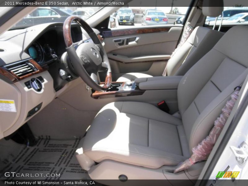 Arctic White / Almond/Mocha 2011 Mercedes-Benz E 350 Sedan