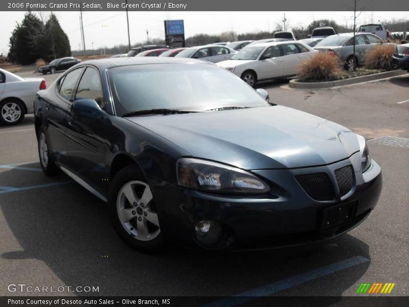 Blue Green Crystal / Ebony 2006 Pontiac Grand Prix Sedan