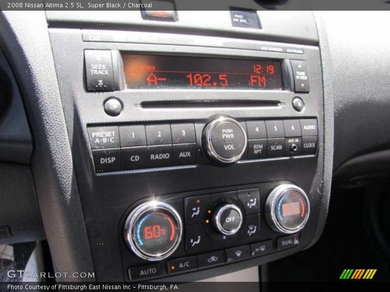 Super Black / Charcoal 2008 Nissan Altima 2.5 SL