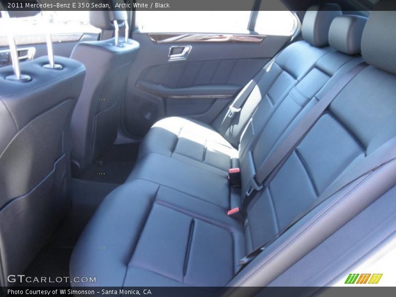 Arctic White / Black 2011 Mercedes-Benz E 350 Sedan