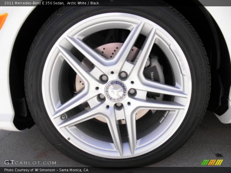 Arctic White / Black 2011 Mercedes-Benz E 350 Sedan