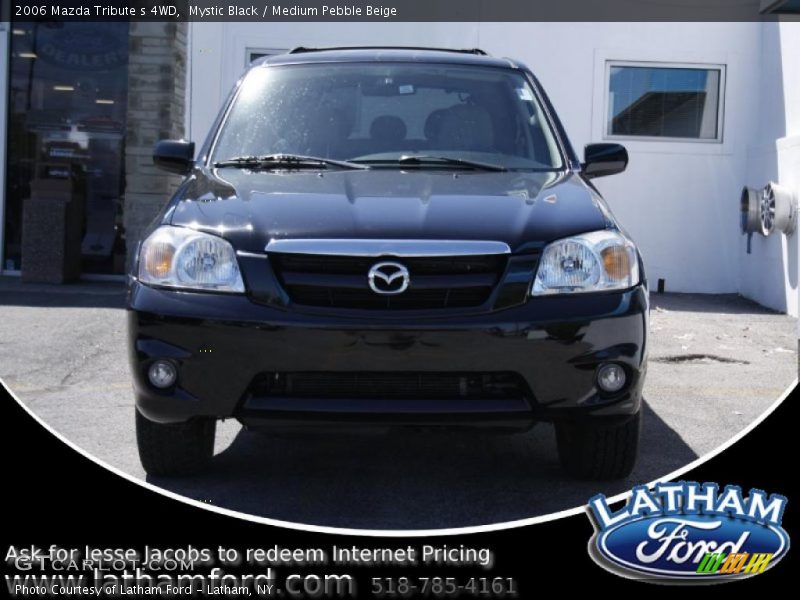 Mystic Black / Medium Pebble Beige 2006 Mazda Tribute s 4WD