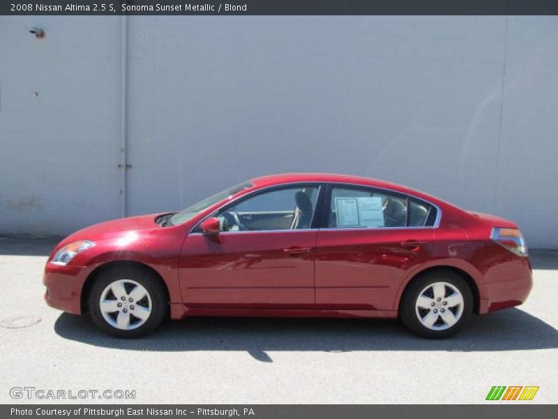 Sonoma Sunset Metallic / Blond 2008 Nissan Altima 2.5 S