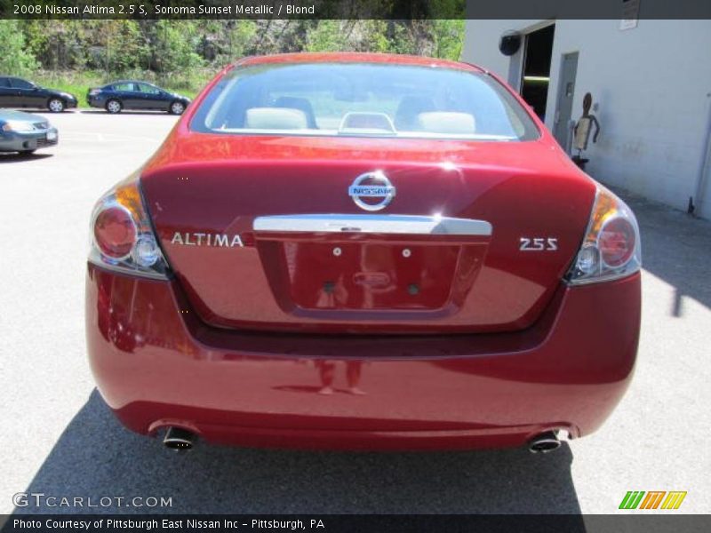 Sonoma Sunset Metallic / Blond 2008 Nissan Altima 2.5 S