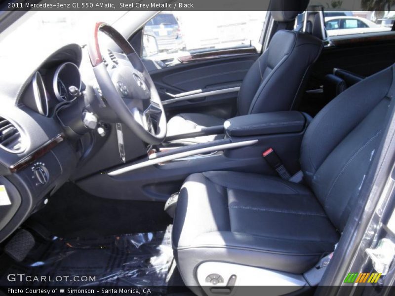 Steel Grey Metallic / Black 2011 Mercedes-Benz GL 550 4Matic