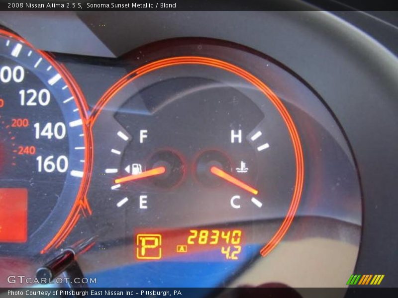 Sonoma Sunset Metallic / Blond 2008 Nissan Altima 2.5 S