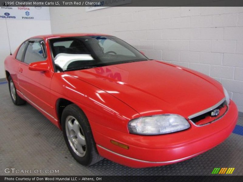 Torch Red / Charcoal 1996 Chevrolet Monte Carlo LS