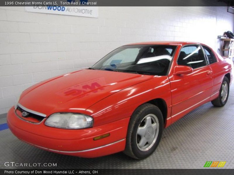 Torch Red / Charcoal 1996 Chevrolet Monte Carlo LS