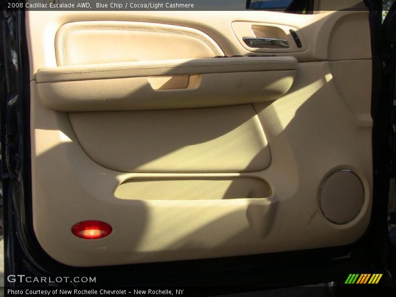 Blue Chip / Cocoa/Light Cashmere 2008 Cadillac Escalade AWD