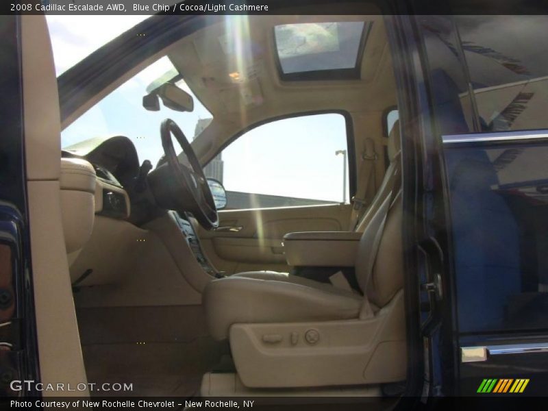 Blue Chip / Cocoa/Light Cashmere 2008 Cadillac Escalade AWD