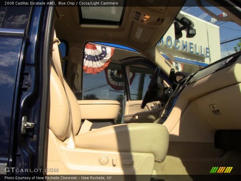 Blue Chip / Cocoa/Light Cashmere 2008 Cadillac Escalade AWD