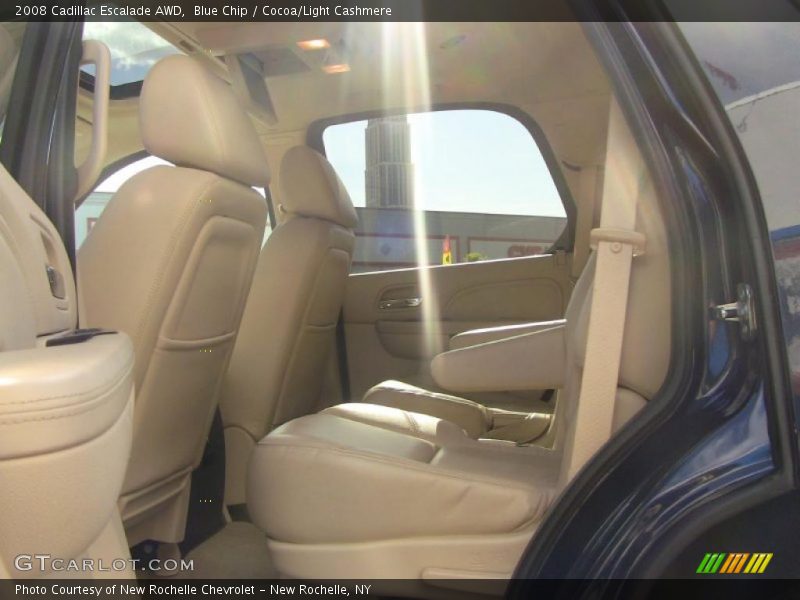 Blue Chip / Cocoa/Light Cashmere 2008 Cadillac Escalade AWD